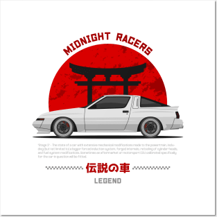 Tuner White Starion JDM Posters and Art